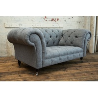 JVmoebel Chesterfield-Sofa, Chesterfield 2 Sitzer Design Sofa Couch 170 cm