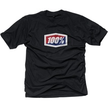 100% CASUAL Unisex Official Short Sleeve Tee Black-S Tshirt, schwarz, S