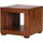 FineBuy Couchtisch Braun Sheesham 50 x 50 x 45 cm