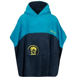 TROLLKIDS Poncho Kvalvika Blau 128