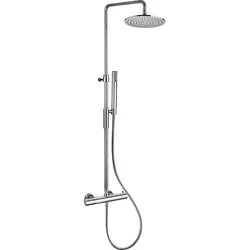 Steinkamp Living Duschsystem Ø 30 cm 64002CRST, Badarmaturen, chrom