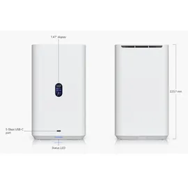 UBIQUITI networks UNAS2 NAS-Speicherserver 2-Bay weiß