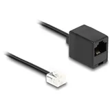 DeLock Telefon (analog) Anschlusskabel 2m Schwarz