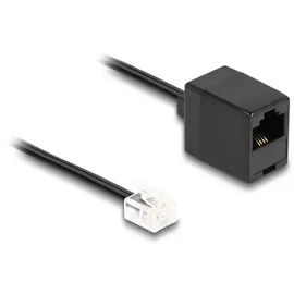 DeLock Telefon (analog) Anschlusskabel 2m Schwarz