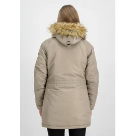 Alpha Industries Winterjacke ALPHA INDUSTRIES "N-3B VF 59 Vintage Fit W", Damen, Gr. XS, beige (vintage sand), Obermaterial: 100% Nylon. Futter: 100% Nylon. Füllung: 100% Polyester, Jacken Winterjacke