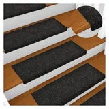 vidaXL Stufenmatte 65 x 21 cm Schwarz