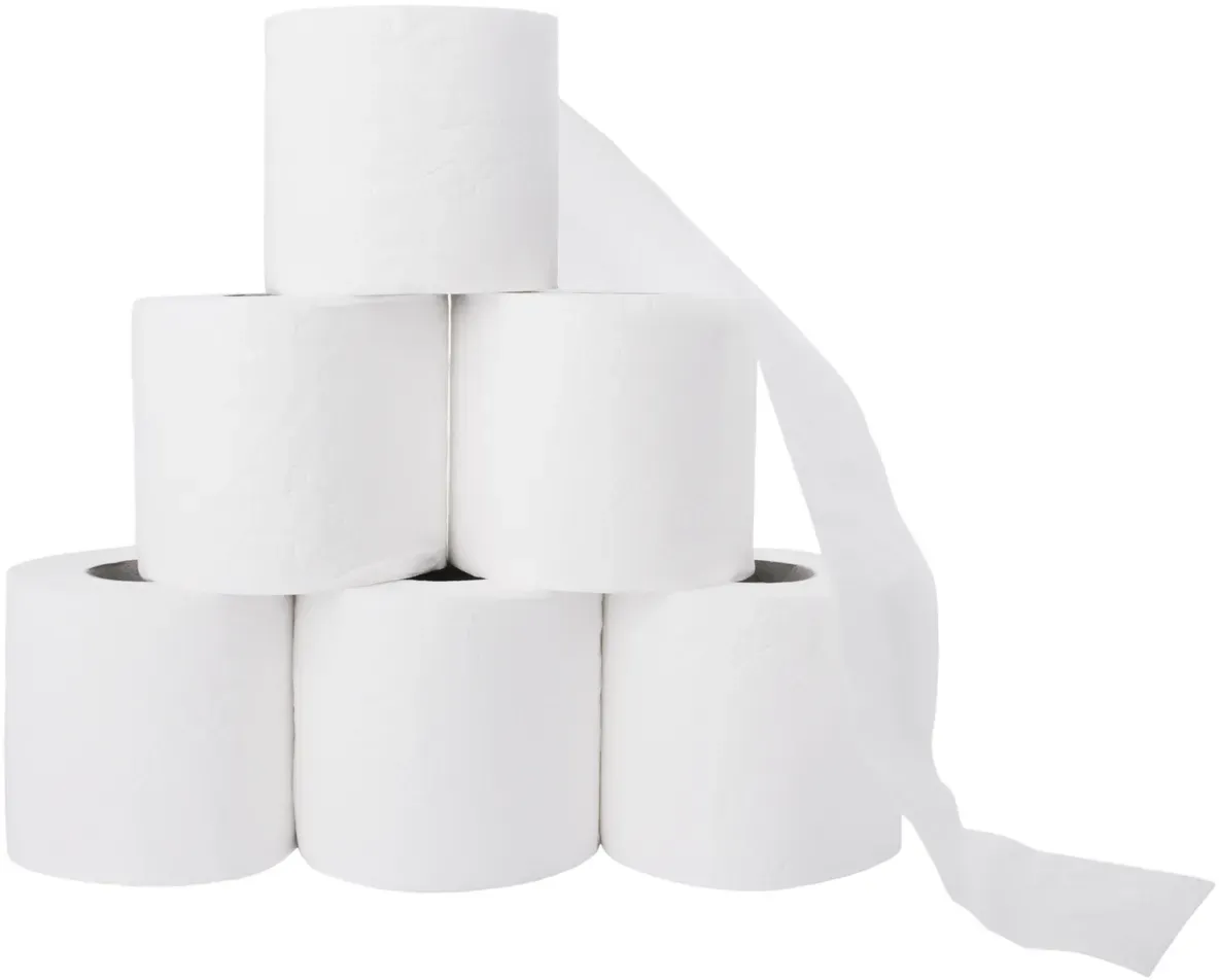 Toilettenpapier 250 Blatt weiß 3-lagig 250 Blatt 6 x 8 = 48Rolle