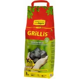 Profagus Grillholzkohlebriketts 3 kg Holz schwarz