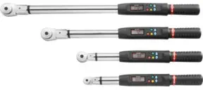 Facom Elektronischer Drehmomentschlüssel mit Drehmomentanzeige und abnehmbarer Knarre S.382V 10 - 200 Nm