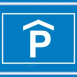 P Parkhaus Parkgarage Symbol Schild A1 (594x841mm)