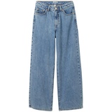 TOM TAILOR Mädchen Kinder Wide Leg Fit Jeans, 10152 - Mid Stone Bright Blue Denim, 176