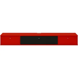 Hammel Furniture Mistral TV-Lowboard 177 cm 1 Stoffklappe und 2 Schubladen rot