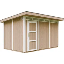 TIMBELA Gartenhaus 2,79 x 4,12 m Terra Brown