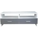 Hti-Living Thekla TV-Board 94,8 x 35,9 x 34,5 cm Weiß/Grau Holz/Spanplatte