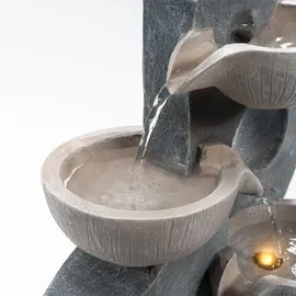 esotec Kaskadenbrunnen Granit-Design