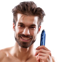 Aibyks Ohren- und Nasenhaarschneider | Elektrischer USB-Lade-Ohr-Haarschneider Clipper | Wasserdichter, schmerzfreier Augenbrauen-Gesichtstrimmer, einfache Reinigung