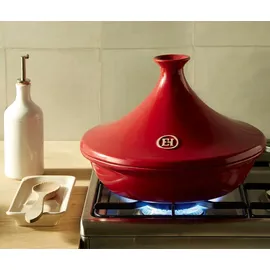 Emile Henry Tajine 32 cm rot