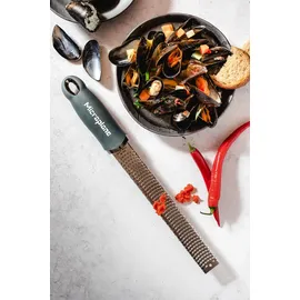 Microplane Premium Classic Zester-Reibe anthrazit grau