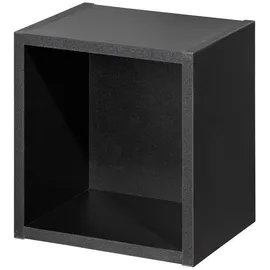 [en.casa] Badezimmerregal, Schwarz Holzwerkstoff, 27x25x21 cm Badezimmer, Badezimmerregale, Badregale