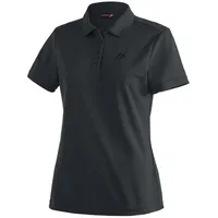 Maier Sports Ulrike Kurzarm-poloshirt - Black - 2XL