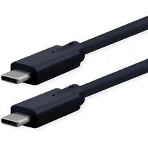 Roline USB3.2 Gen2x2 Kabel, C–C, ST/ST, 20Gbit/s, 240W, schwarz, 1 m