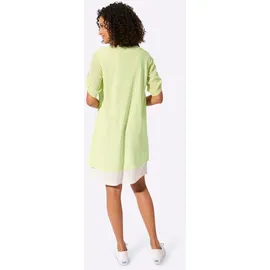 Casual Looks Etuikleid Unifarben Grün 36