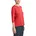 3/4-arm T-shirt Vibrant Red S