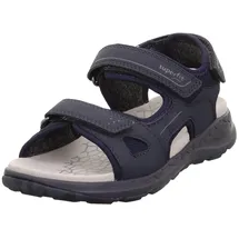 superfit Jungen Criss Cross Sandale, Blau 8030, 37 EU Weit - 37