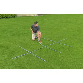 BESTWAY Steel Pro Frame Pool Set 366 x 201 x 66 cm inkl. Filterpumpe
