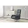 Wohnwert Relaxsessel Mira Leder 81 x 119 x 93 cm Blau mit Relax-Funktion