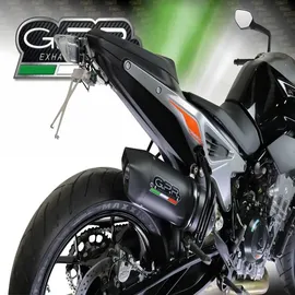 GPR EXHAUST SYSTEMS Furore Evo4 Nero Ktm Duke 790 21-23 Ref:e5.kt.107.fne4 Homologierter Slip On Schalldämpfer - Matt Black - Homologated