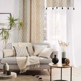 Douceur d'intérieur Kissenbezug Doreline 40 x 40 cm Beige