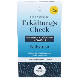 aspilos gmbh Aspilos Selbsttest Erkältungscheck Covid+Infl A+B