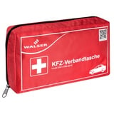 WALSER KFZ-Verbandtasche, Auto-Verbandskasten, Erste Hilfe Koffer, Notfall-Set Auto, Erste Hilfe Tasche DIN 13164, First Aid Kit rot 44264