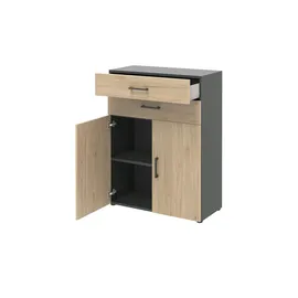 Röhr-Bush Direct Office Aktenschrank 80 x 33,5 x 107,2 cm grau