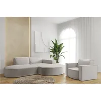 Fun Möbel Sofa Set 2-teilig Sessel und Ecksofa PALMA