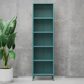 Jan Nowak Bücherregal Mario 50 x 35 x 180 cm Meeresgrün