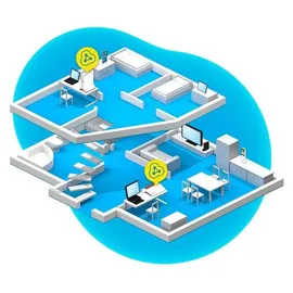 AVM FRITZ!Repeater 6000 International 6000 Mbit/s Rot/Weiß
