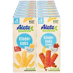 Alete bewusst Kinderkekse 180g sortiert, 14er Pack