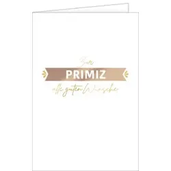 Primizkarte 77-1008 Schrift
