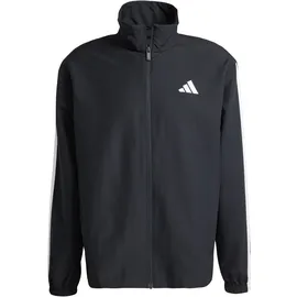 adidas 3-Streifen Woven Trainingsanzug Schwarz XL