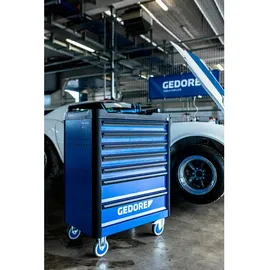 Gedore Werkzeugwagen Stahl blau 7 Schubladen unbestückt