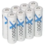 XCell 8x XCell Mignon AA Akku Ni-MH 1,2V 2900mAh