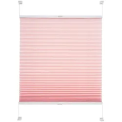 Plissee »Pastell«, Lichtschutz, ohne Bohren, verspannt, Klemmfix-Plissee, Pastell, 18007939-5 rosa