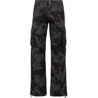 Alpha Industries Cargohose mit Allover-Muster, black camo,