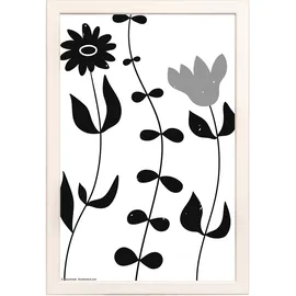 WALTHER+ DESIGN Bilderrahmen Liv Holz Weiß 30x40 cm 3er Set