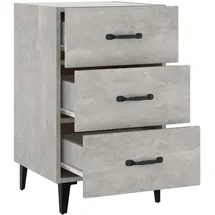 vidaXL Nachtschrank Betongrau 40 x 40 x 66 cm Grau