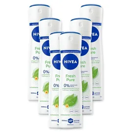 NIVEA Deodorant Fresh Pure Spray 6 x 150 ml