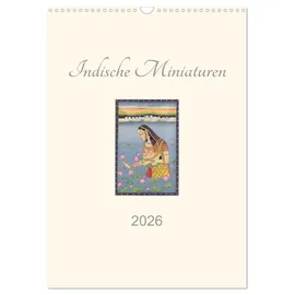 Calvendo Indische Miniaturen (Wandkalender 2026 DIN A3 hoch), CALVENDO Monatskalender