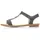 Rieker Riemchensandalen Damen Nachtblau 36